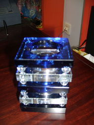 水晶筆筒 辦公桌上的藝術(shù)與實(shí)用典范